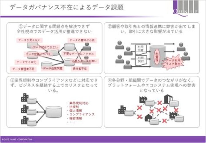 データガバナンスと監査のイメージ:断片単位での追跡とバージョニング